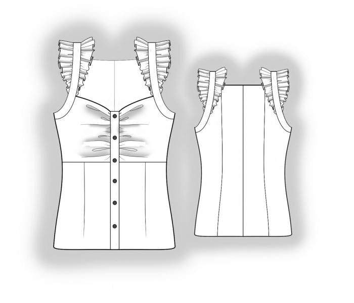 Pattern 4017 drawing