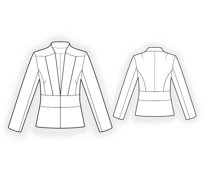 Pattern 4243 drawing