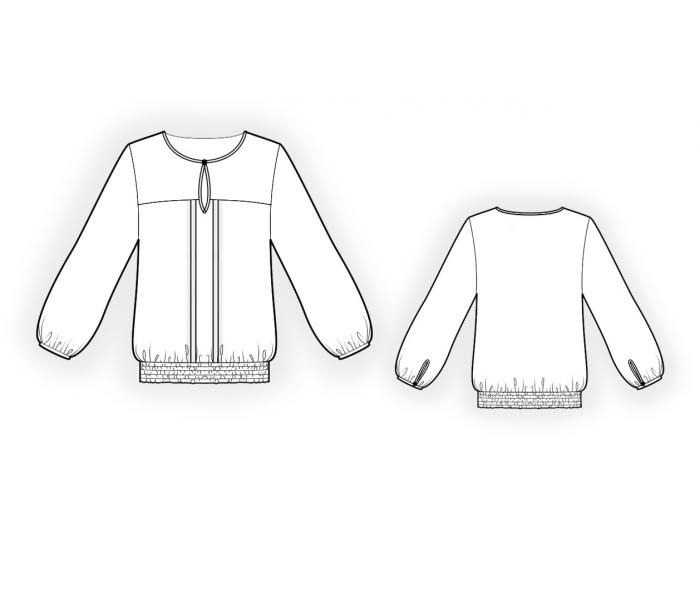 Pattern 4448 drawing