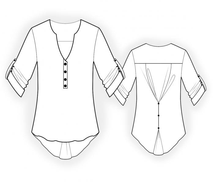 Pattern 4540 drawing