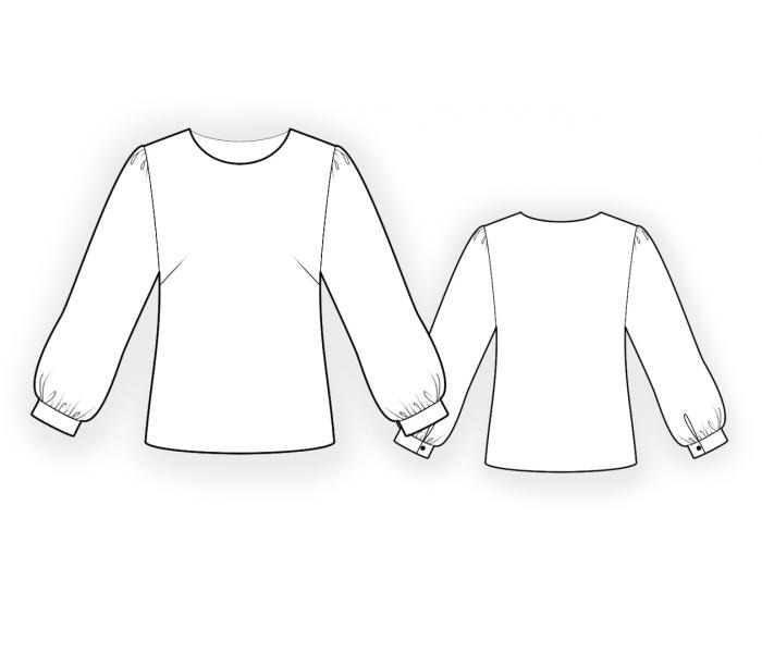 Pattern 4543 drawing