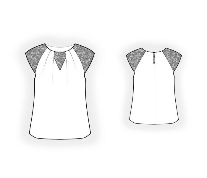 Pattern 4572 drawing