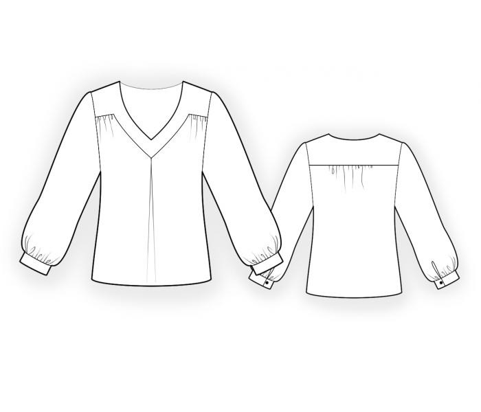 Pattern 4574 drawing