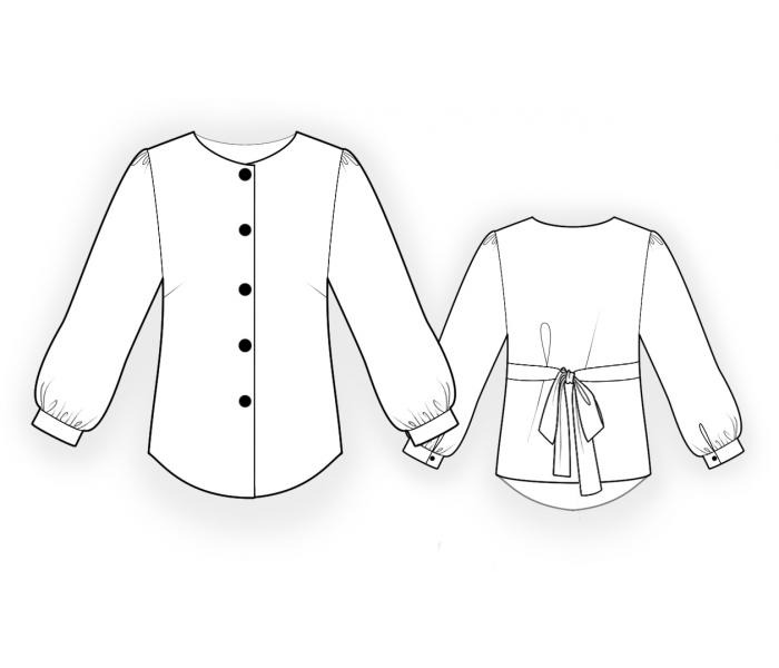 Pattern 4581 drawing