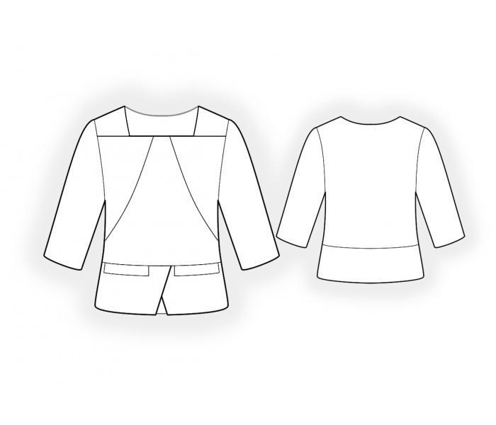 Pattern 4596 drawing