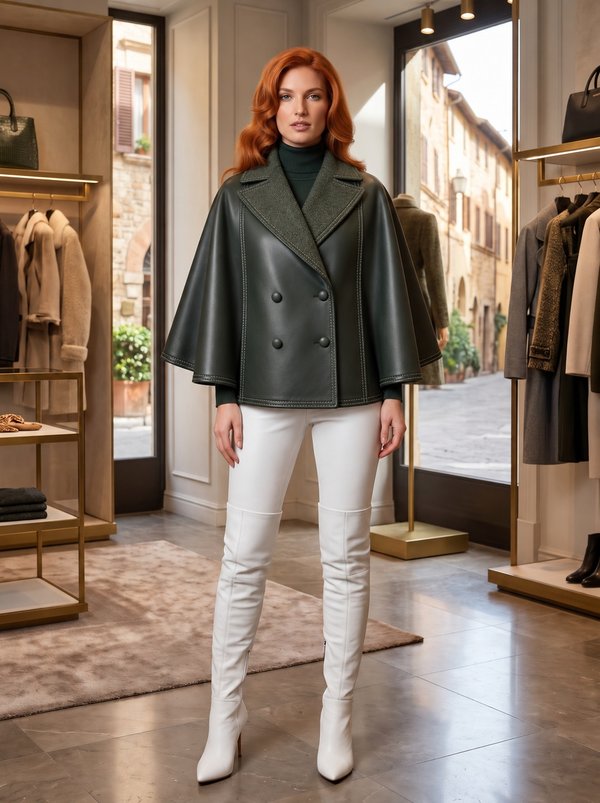 Reversible Cape Jacket