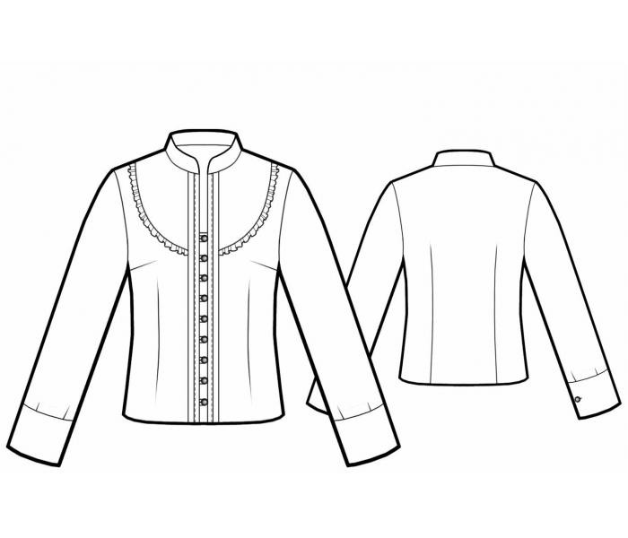 Pattern 5753 drawing
