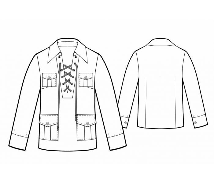 Pattern 5757 drawing