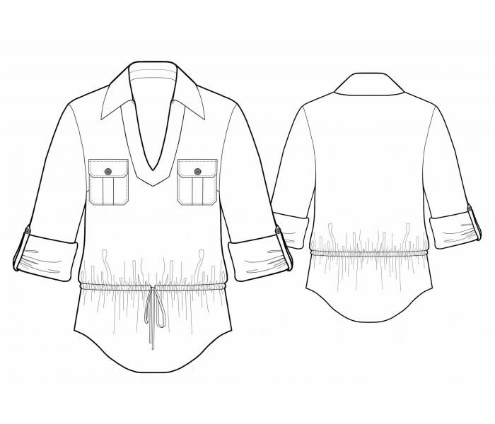 Pattern 5763 drawing