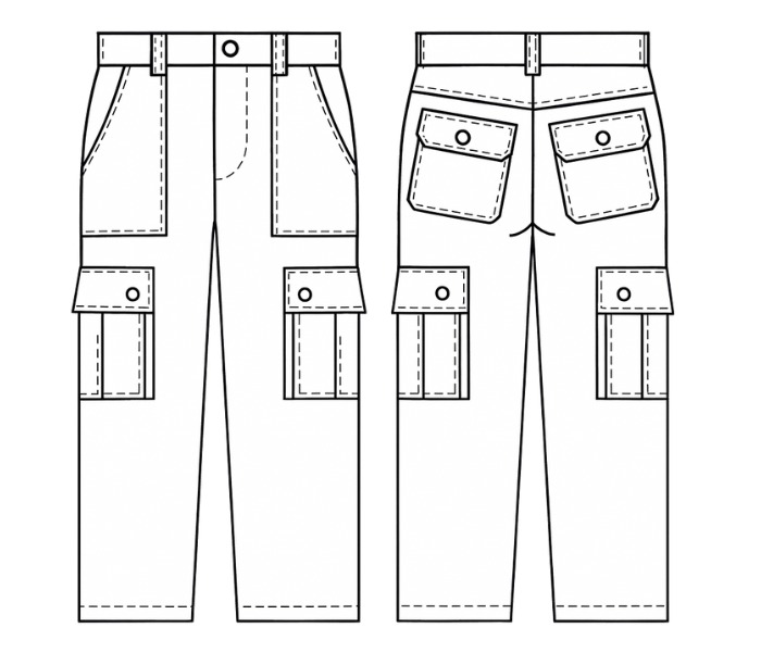 Pattern 6040 drawing