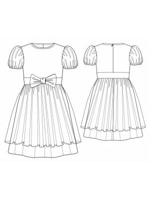 Pattern 7086 drawing