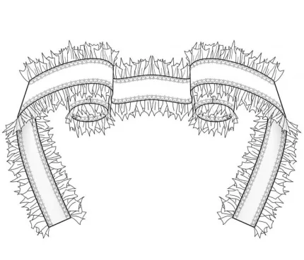 DXF AAMA pattern 2002 technical drawing