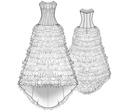 DXF AAMA pattern 2003 technical drawing