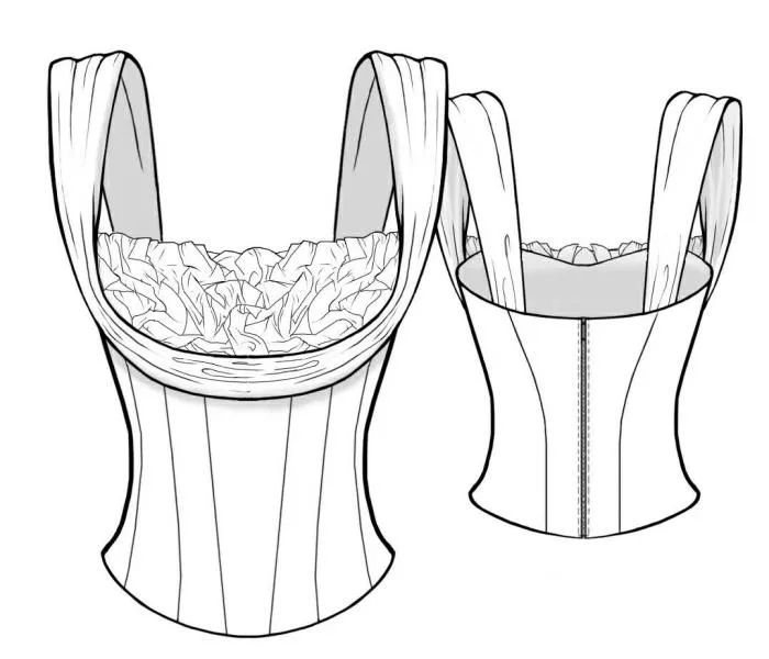 DXF AAMA pattern 2011 technical drawing