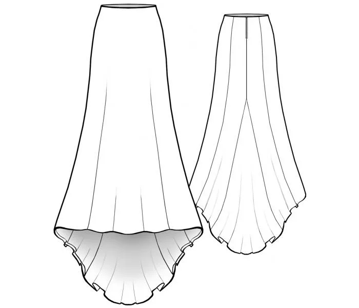 DXF AAMA pattern 2012 technical drawing