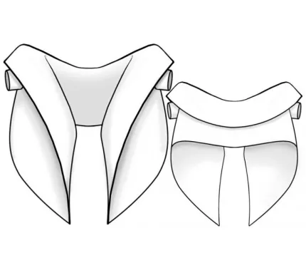 Digital pattern 2018 technical drawing