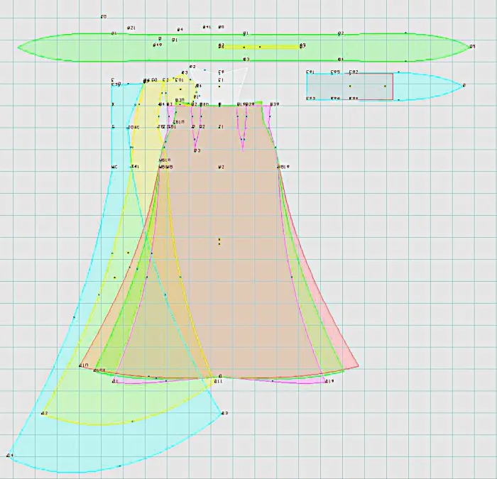 Program screenshot digital sewing pattern 2010