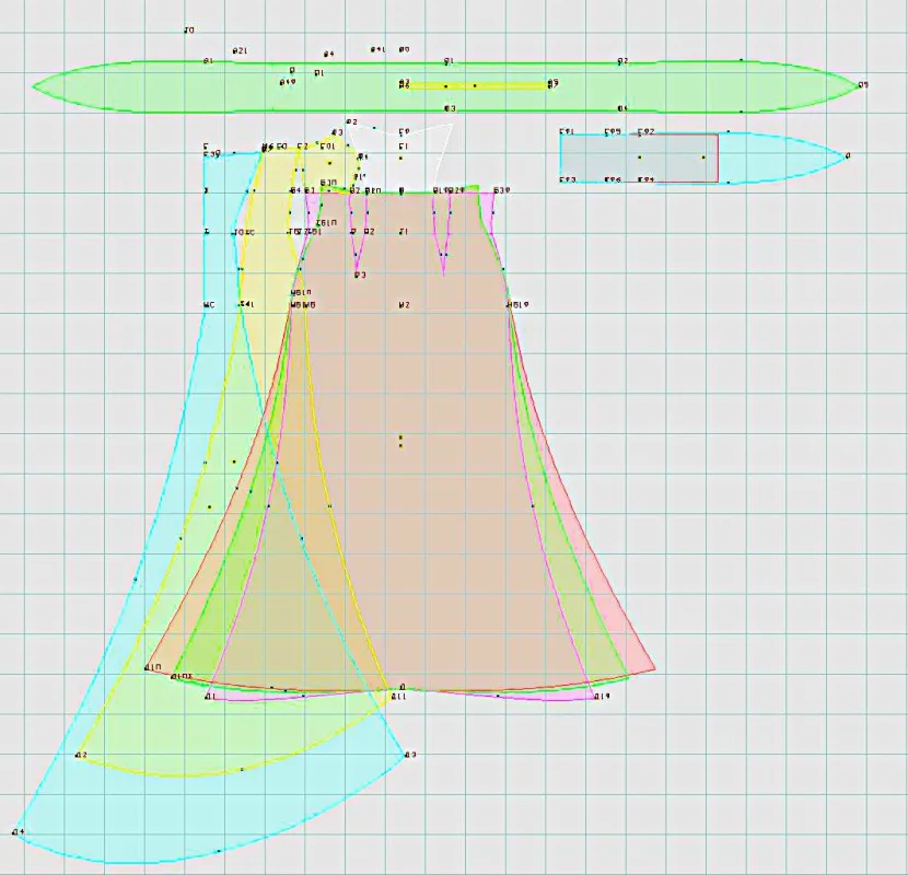 Program screenshot digital sewing pattern 2010