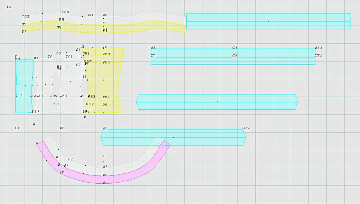 Program screenshot digital sewing pattern 2013