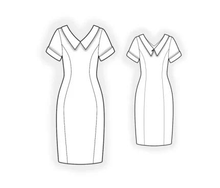 Minerva patterns 2745 Tipar de croitorie 2745 desen tehnic