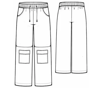 digital pattern 7110 technical drawing line art