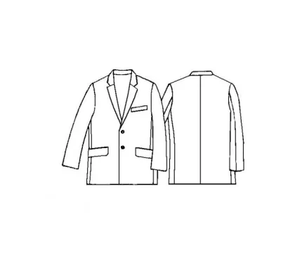 Digital Pattern 7019 technical drawing line art