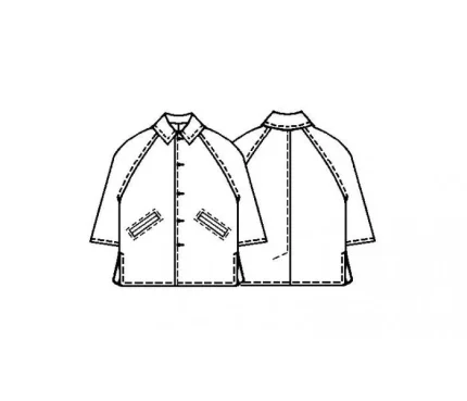 Digital Pattern 7022 technical drawing line art