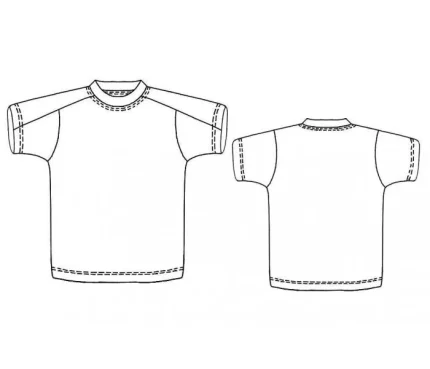 Digital Pattern 7162 technical drawing line art