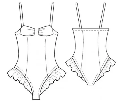 DXF AAMA pattern 5239 technical drawing