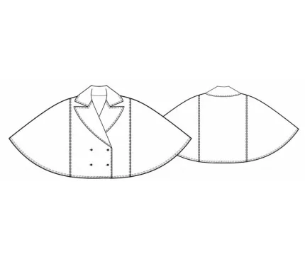 DXF AAMA pattern 5723 technical drawing