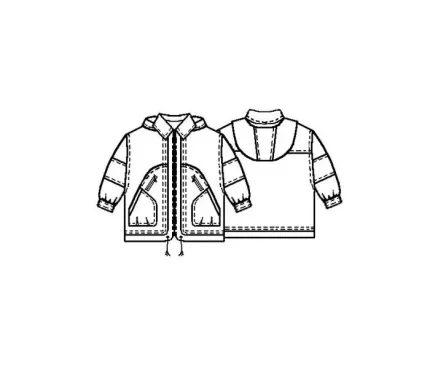 digital pattern 7034 technical drawing