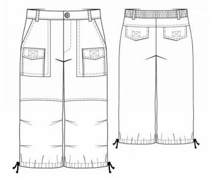 DXF AAMA pattern 7085 technical drawing line art