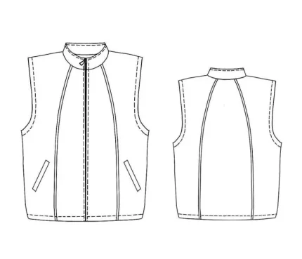 Digital pattern 7167 technical drawing line art