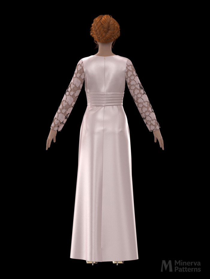 DXF AAMA Digital Pattern 4463 by Minerva Patterns visualized in Clo3d