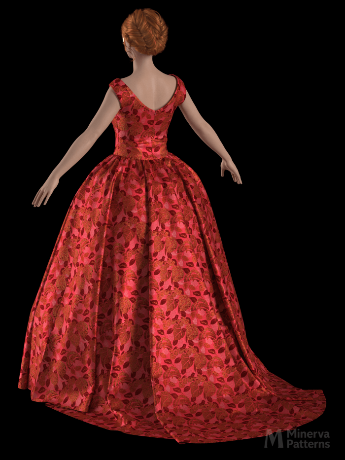 DXF AAMA Digital Pattern 5212 by Minerva Sewing Patterns visualized in Clo3d
