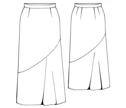 DXF AAMA pattern 5334 line art