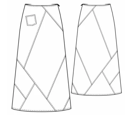 DXF AAMA pattern 5438 line art