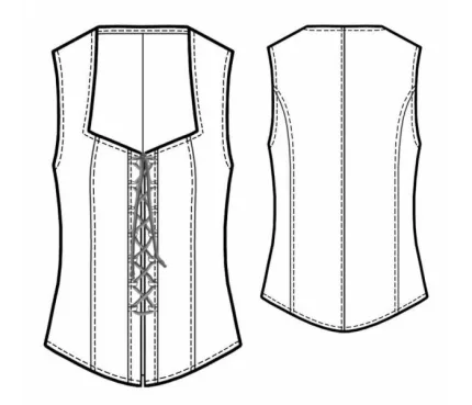 DXF AAMA pattern 5440 technical drawing