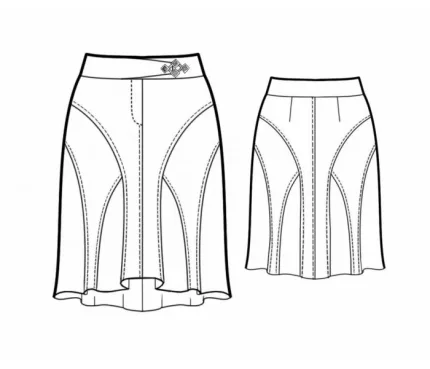 DXF AAMA pattern 5687 line art