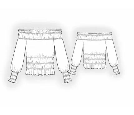 Digital downloads pattern 4052 line art