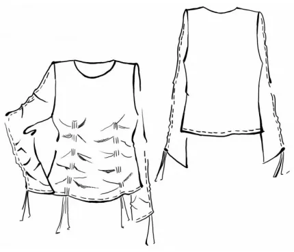Digital downloads pattern 5284 line art