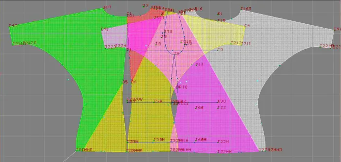 Program screenshot digital sewing pattern 4246