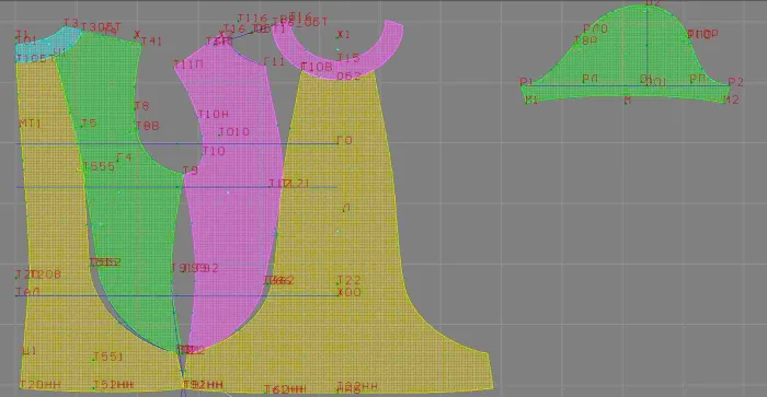 Program screenshot digital sewing pattern 4537