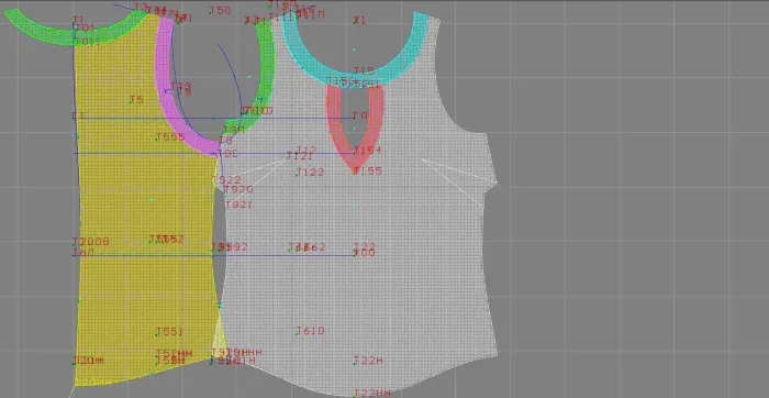 Program screenshot digital sewing pattern 4541