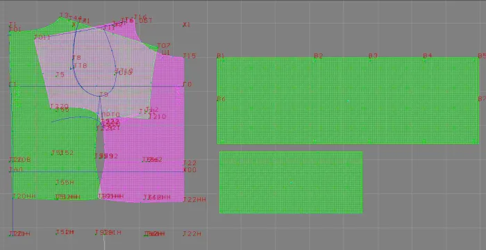 Program screenshot digital sewing pattern 4689