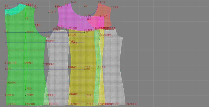 Program screenshot digital sewing pattern 4691