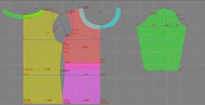 Program screenshot digital sewing pattern 4714