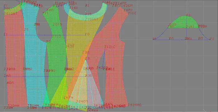 Program screenshot digital sewing pattern 4735