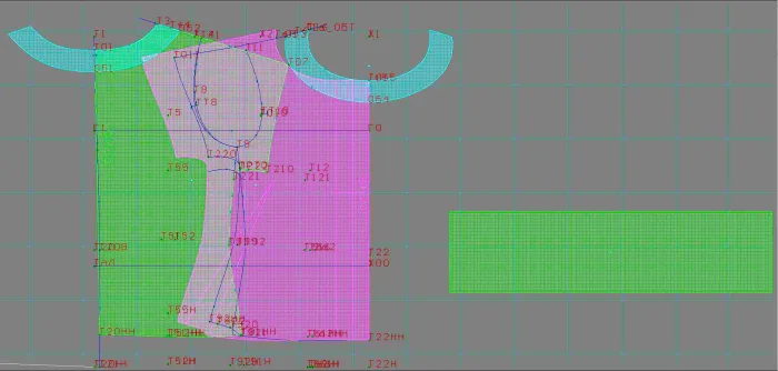 Program screenshot digital sewing pattern 4767