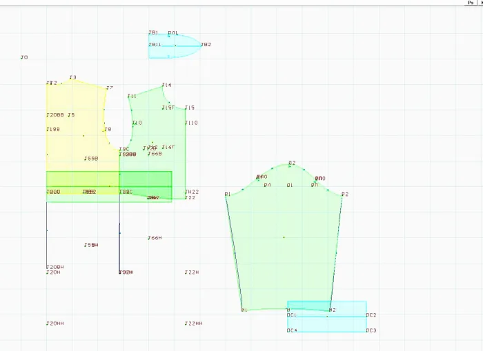 Program screenshot digital sewing pattern 5036